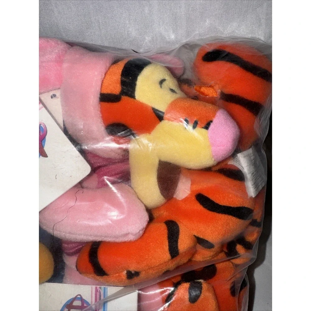Disney Halloween Eeyore,Tigger‎ , Piglet And Pooh Bean Bag Toy Sealed